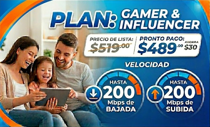 Fibra Óptica - Gamer & Influencer